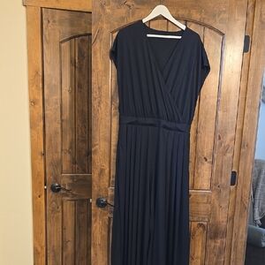 Elegant Black Wrap Dress